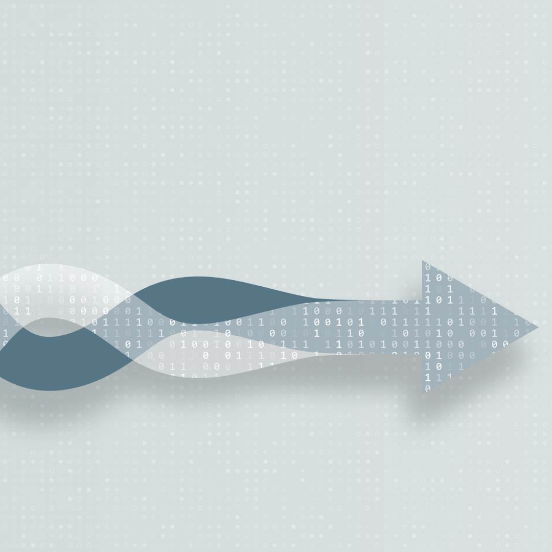 Arrow pointing path to success 
